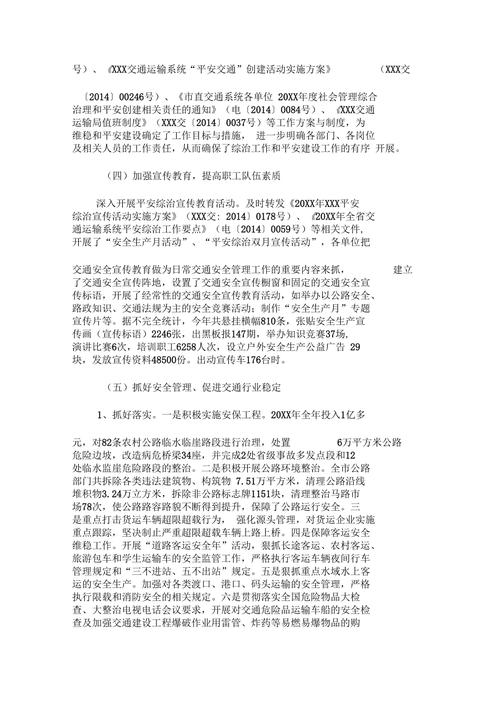 客貨運輸技術工作客貨運輸技術工作總結