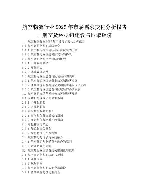 飛機貨運市場飛機貨運市場分析