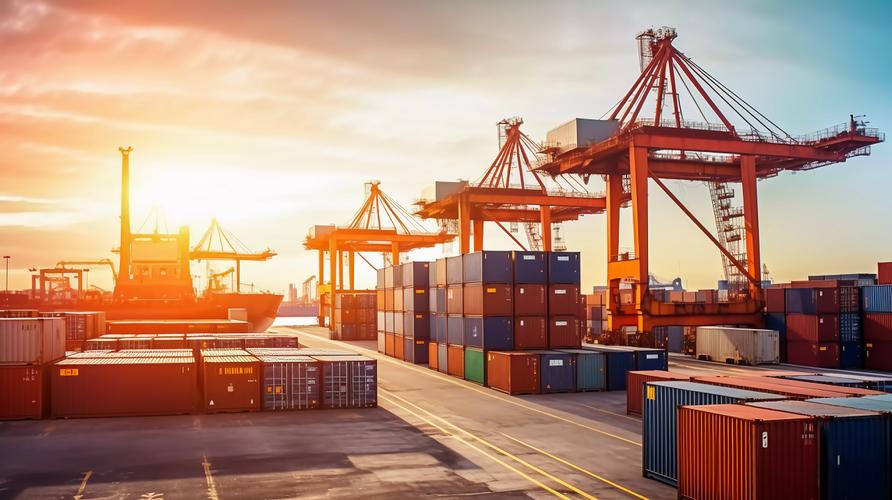 貨運場拍攝貨運場景